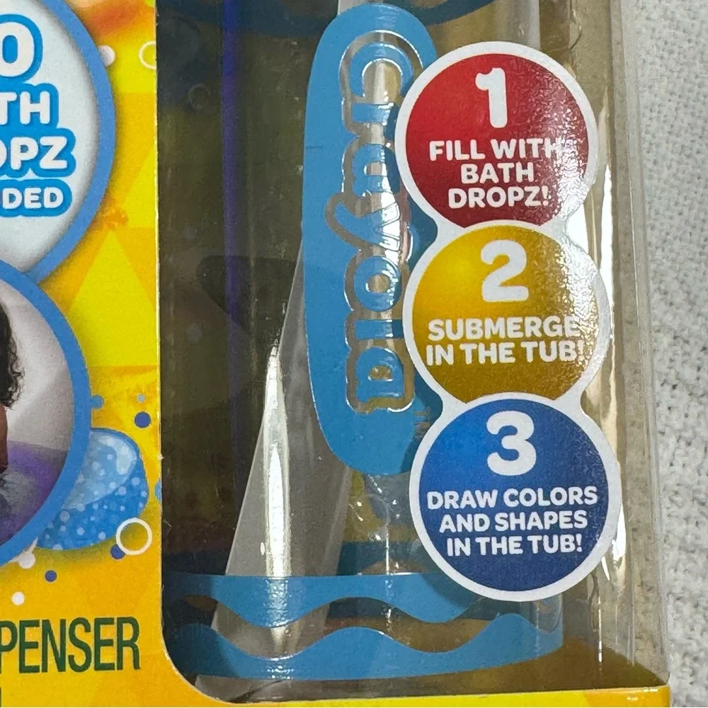 CRAYOLA TUB DOODLES.‎ BATH DROPZ. 20 drops.